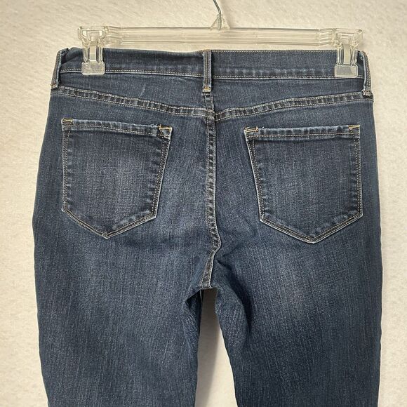 Old Navy Jeans Women 6 Short Blue Curvy Profile Mid Rise MediumWash Preppy Comfy - Picture 11 of 15